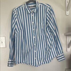 J. Crew Factory striped women’s button up shirt